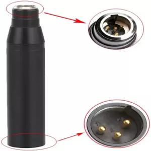 SHURE에 적합한 계기용 콘덴서 마이크 팬텀 전원 48V 어댑터를 위한 틴시 변환 미니 4핀 XLR에서 3핀 남성