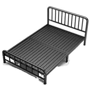 철제 침대 프레임 접이식 조립침대 철제침대프레임 블랙 가구  철제침대