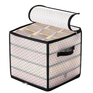 크리스마스 트리 오너먼트 보관함 트리장식정리함 122X38X50cm 그린