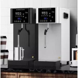 스팀 우유 거품기 스티머 밀크 가열 전자동 거품 조절