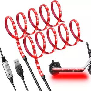 야간 라이딩을 위한 미이시야 스쿠터 조명 조명을 전동 리드 스트립 자전거 스케이트보드