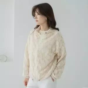 엄마옷 마담4060 레이스리버서블후드점퍼 -QJP2603034-