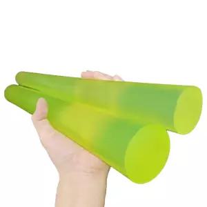 폴리우레탄 솔리드 원형봉 250mm 15100mm 다이아 고탄성 우레탄 PU 바 내구성 고무봉 플라스틱 스틱 충격