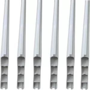 6팩 7/8인치 x6x621/4 비닐 펜스 혀 및 홈 피켓