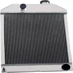 트랙터 포드/뉴홀랜드 5000 5100 5600 6600용 ALYOWARKS C7NN8005E 3열 올 알루미늄 라디에이터 캡 포함