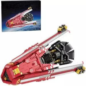 DERELOAS 우주선 빌딩 블록 세트 키트 3D 모델 DIY 전함 크리스마스를 위한 홈 데코 선물 6395PCS