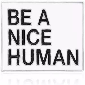 결혼식 생일 파티 크리스마스 선물로 착한 인간 브로치 핀 코사지 스웨터 드레스 숄 크리에이티브 주얼리