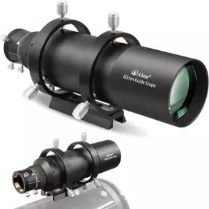 알스타 가이드 스코프 60mm 망원경 파인더 FMC 렌즈와 1.25인치 이중 헬리컬 포커스 컴팩트 및 천체 사진