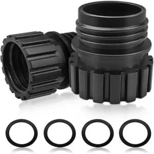 퀵 커넥트 소다 병 어댑터 테라 아트 원터치 기계용 크리스탈 유리 캡 0.7L 스트림 탄산 2Pcs