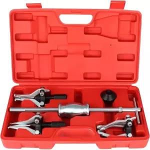 SCITOO 3 턱 기어 베어링 슬라이드 해머 풀러 세트 베어링을 당기는 범용 내부 및 외부 풀리