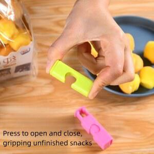 고탄성 스낵백 밀봉 클립 18개 방습 신선도 다기능 유지 밀봉기 비닐봉투