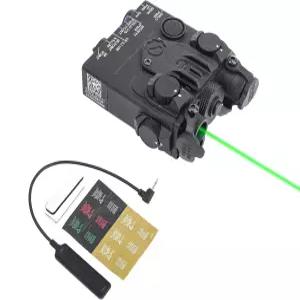 에어소프트 전술 조준 그린 2.5mm 플러그 원격 압력 스위치 20mm 피카티니 레일용 QD 퀵 릴리스 마운트