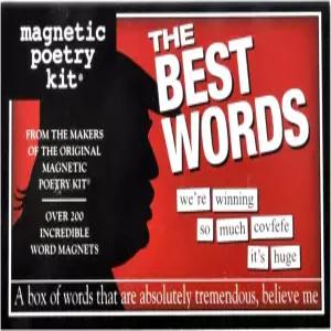 마그네틱 시 최고의 단어 자석 키트