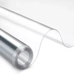 조이포크 54인치 x 15피트 투명 비닐 롤 시트 10게이지 플라스틱 마린 크리스탈 시트로 창문 보트 테이블