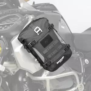 라이노워크 오토바이 크래시 바 백 방수 6L 프레임 새들 사이드 백블랙 7L