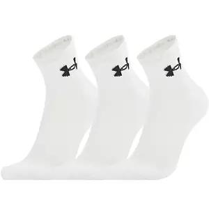 [언더아머]언더아머 UA 퍼포먼스 코튼 쿼터 삭스 3팩 (6009686-100)