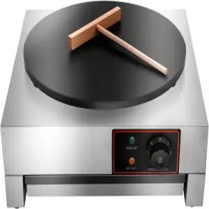LiWBYG 1700W 16인치 전기 크레페 메이커 상업용 팬케이크 머신 430 스테인리스 스틸 그리들 쿡탑 주방용