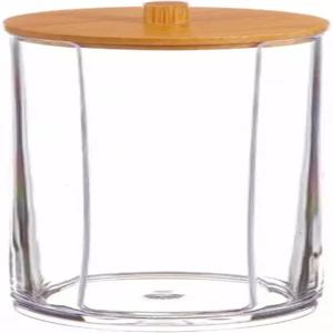 발레 대나무 면 디스크 디스펜서 7.3 x 18.5cm