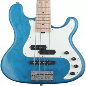 사도스키 메트로라인 21피트 하이브리드 P/J 베이스 스웜프 애쉬 바디 4줄 오션 블루 투명 새틴