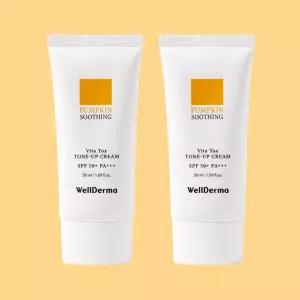 웰더마 펌킨 비타 톡스 톤 업 크림 SPF50+ PA+++ 50ml x 2EA
