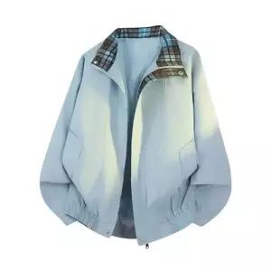 하프 남친 가을 캐주얼 체크 칼라 코트 트렌드 재킷 DUCHI3