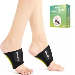 를 위한 아치 지지대 삽입물 발바닥 근막염 웰노브 힐 브레이스 평평한 발을 압박 쿠션 컵 슬리브 발