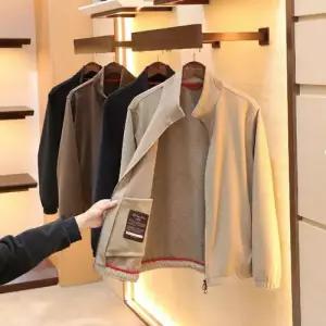 빈티지 캐주얼 남친 울 하프 코트 스탠드 혼방 차이나 파일럿 옷장 자켓 럭셔리 DUCHI1