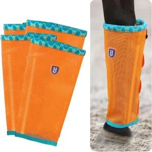 케어마스터 파인 메시 플라이 부츠 루즈 피팅 및 미끄럼 방지 말 레깅스 플리스 에어 플로우4종 세트