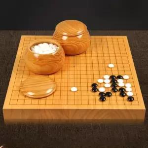 바둑판 세트 원목 선물용 투인원 모조옥 바둑알 가족게임
