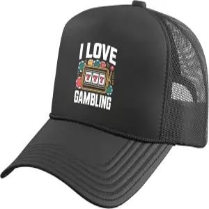 저는 조절 가능한 메쉬 백이 있는 도박 슬롯 머신 777 잭팟 트럭커 모자를 좋아합니다