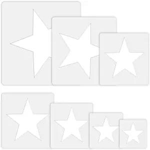 목재 플라스틱에 칠하기 위한 대형 스텐실 14개 텔링 5점 템플릿 페인트 패브릭 벽 예술 종이 홈