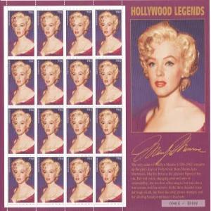 마릴린 먼로를 위한 일반 그레나다 수집용 우표