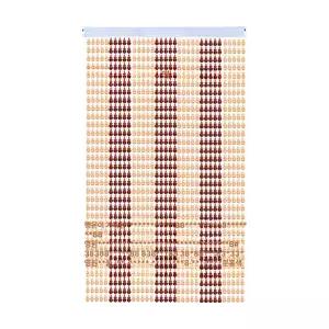 현관 문발 장식 목각 구슬 출입문 현관문 행운의 소품