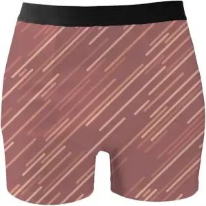 데오비지 모이스처 위킹 속옷의 고급스러운 라이트 브라운 액센트 로우 라이즈 브 압박 운동 퍼포먼스 복서