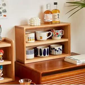 주방 접시 수납함 그릇 수납장 홈카페 커피장 보관함