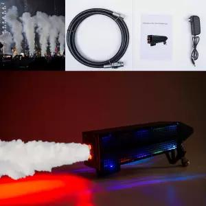 HTTTMTTH 스테이지 LED CO2 제트 머신 핸드헬드 이펙트 스모크 포그 나이트클럽 웨딩 파티 DJ 콘서트