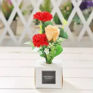 생일 카네이션 플라워박스 레드 어버이날 꽃다발 선물