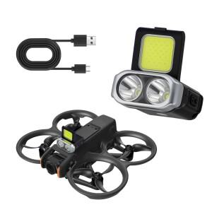 [호환품]DJI호환 Avata 2 Fpv Flip Neo에 적용 가능 드론 서치라이트 키트 | 야간 비행 전술 4모드 통합 LE