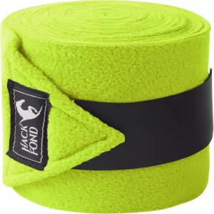 핵폰드 플리스 말 폴로 다리 랩 세트 4 10피트 붕대 안정 용품 승마화 라임 제스트