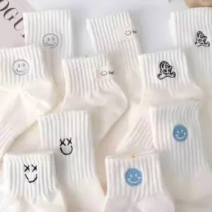 학생 도톰 스마일 발목양말 사계절 교복양말