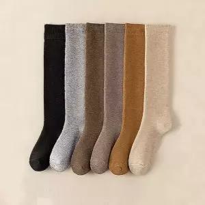 여성 학생 무지방한 반스타킹 양말 두꺼운 컬러 양말
