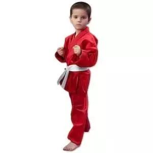 프로포스 6온스 학생 가라테 기 / 유니폼 빨간색 사이즈 2