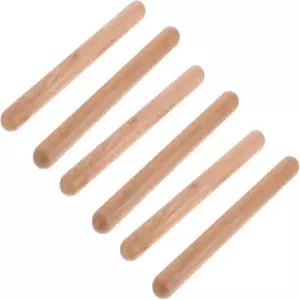 홀리바나 3쌍 리듬 스틱 타악기 드럼 나무 클레이브