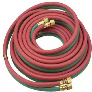 50피트 x 1/4인치 프로터블 트윈 토치 호스 산소 아세틸렌 용접