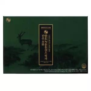 발효녹용홍삼스틱의진수 12g x 30포 국내산 6년근 발효 홍삼액 진웰스 홍삼 선물세트