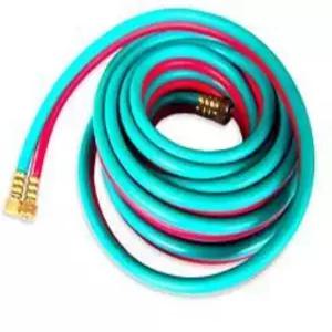 25피트 높이의 트윈 라인 옥시 용접 산소 아세틸렌 호스 Jikkolumlukka 신규 용접기용