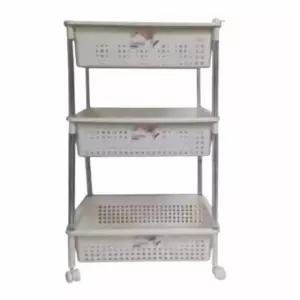 [JED] 미용카트 이동식트롤리 3단 이동식 선반 대