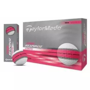 테일러메아드 투어리스폰스 스트라이프 핑크 골프공 3피스 taylormad golf ball TA3842376