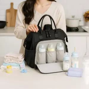 보냉 기저귀가방백팩 아기엄마 나일론 분유가방 유호차 보온보냉 육아 신생아