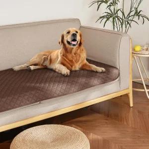 NICETOWN 방수 강아지 침대 커버 반려동물 담요 미끄럼 방지 기능이 있는 가구 소파 고양이 매트